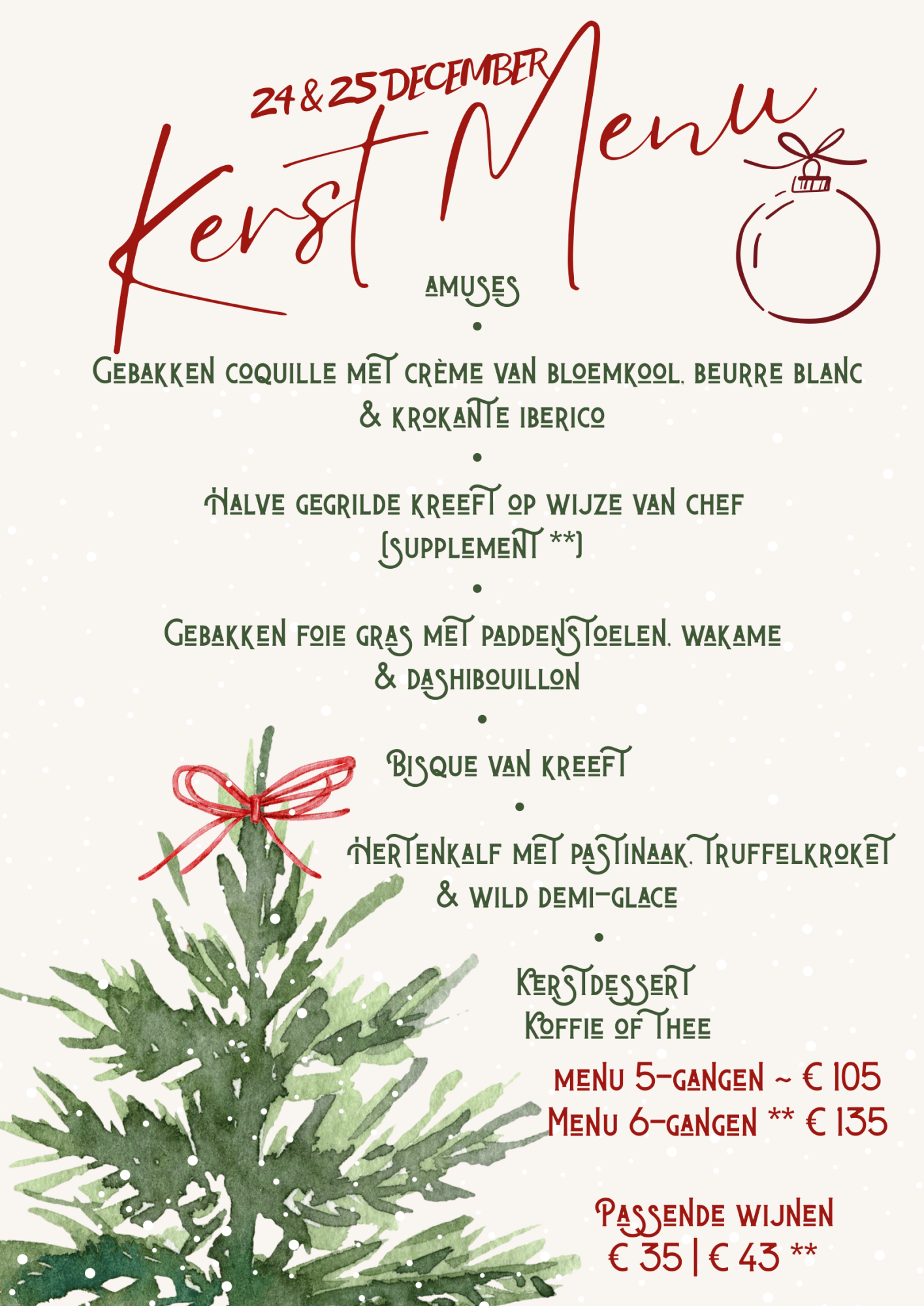 Kerstmenu Kopain